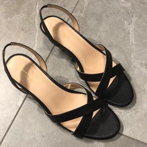 Ann Taylor Sling-back kitten heels
